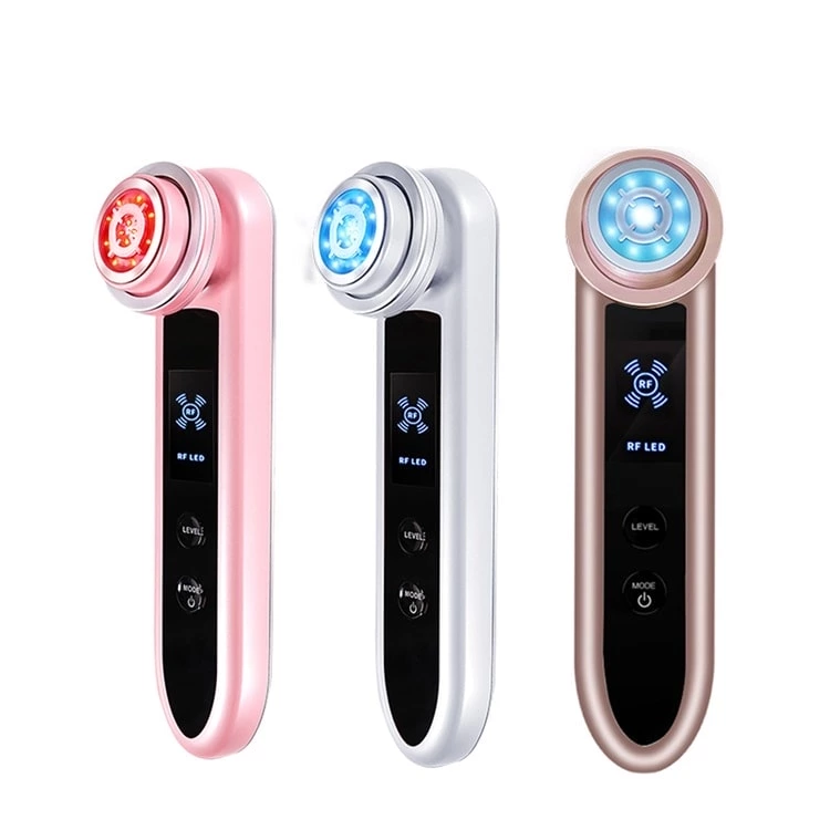 RF Face Lifting Skin Radio Frequency Machine cold machine Micro Current Face Device Facial Cleansing Firming Beauty Equipment