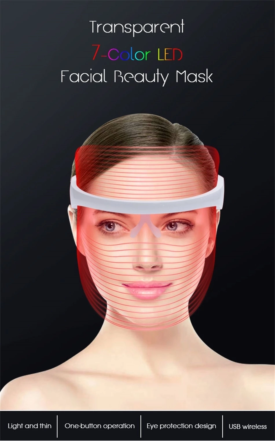 Led Light Therapy Face Mask Photon Instrument