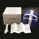 Transparent 7-Color LED Facial Beauty Mask