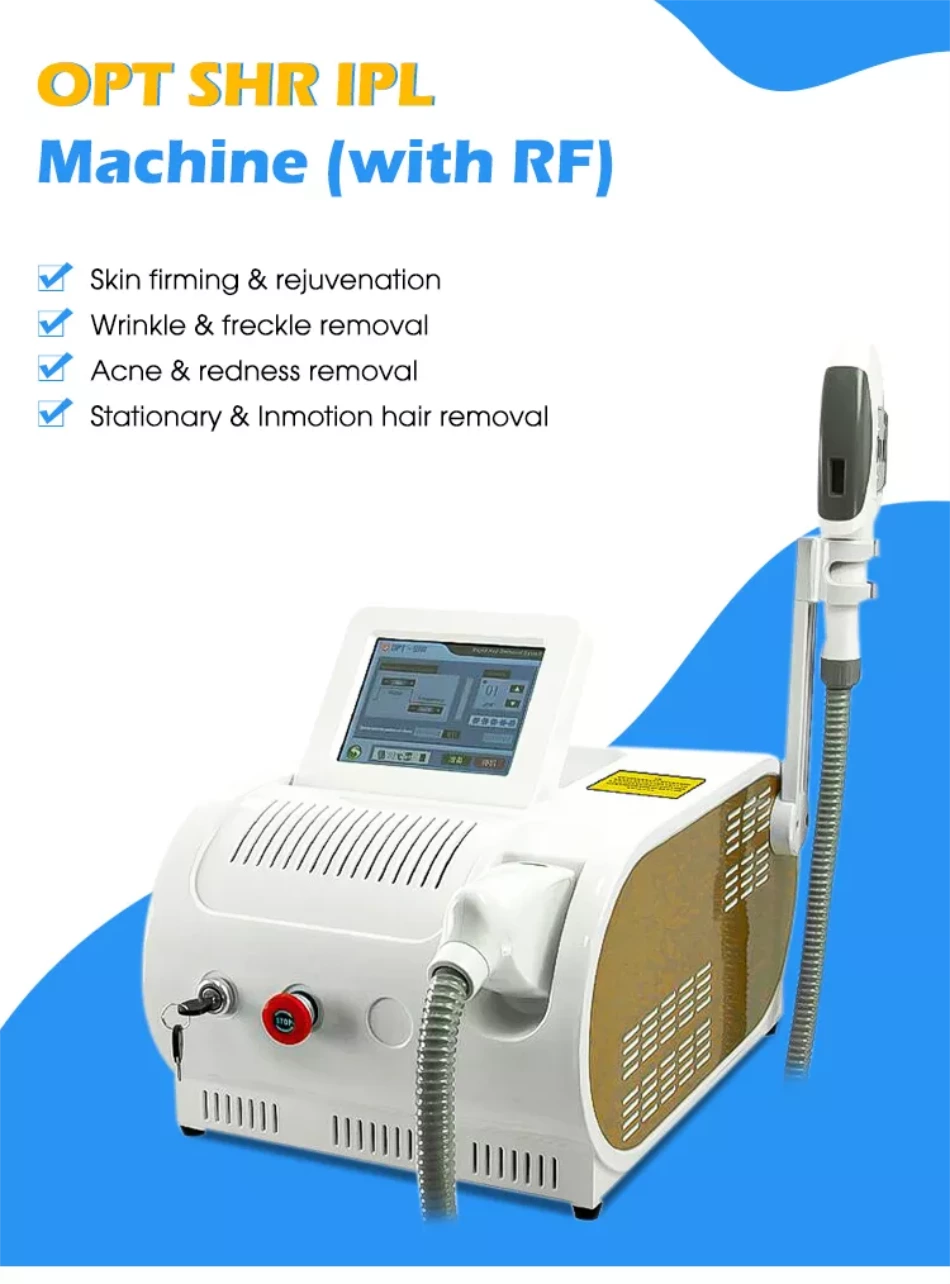 Skin Rejuvenation Skin Tightening Multifunctional Ipl Hair Removal Machine