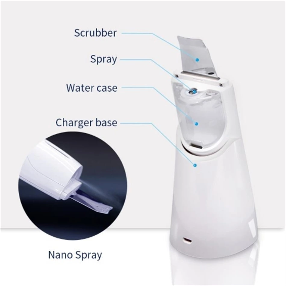 ultrasonic exfoliating skin spatula