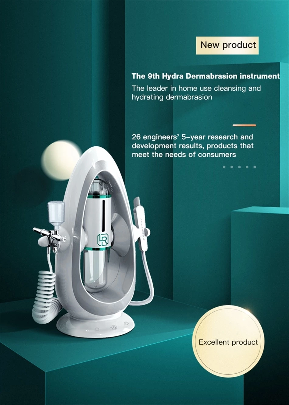 Ibeier Water Oxygen Jet Machine Deep Cleansing Hydro Dermabrasion Hydr Facial Machine