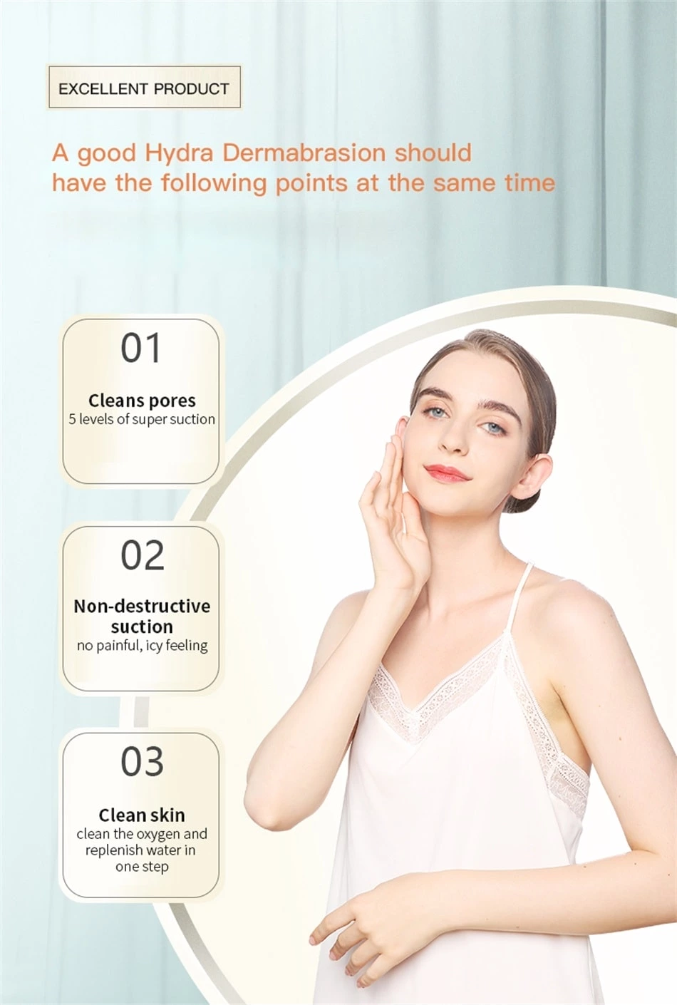 Ibeier Water Oxygen Jet Machine Deep Cleansing Hydro Dermabrasion Hydr Facial Machine