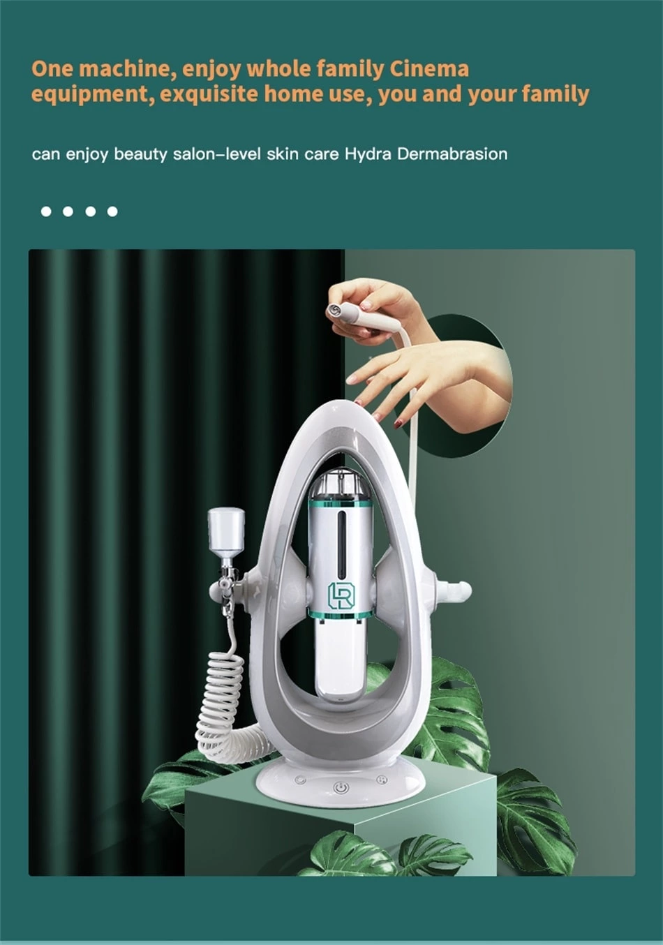 Ibeier Water Oxygen Jet Machine Deep Cleansing Hydro Dermabrasion Hydr Facial Machine