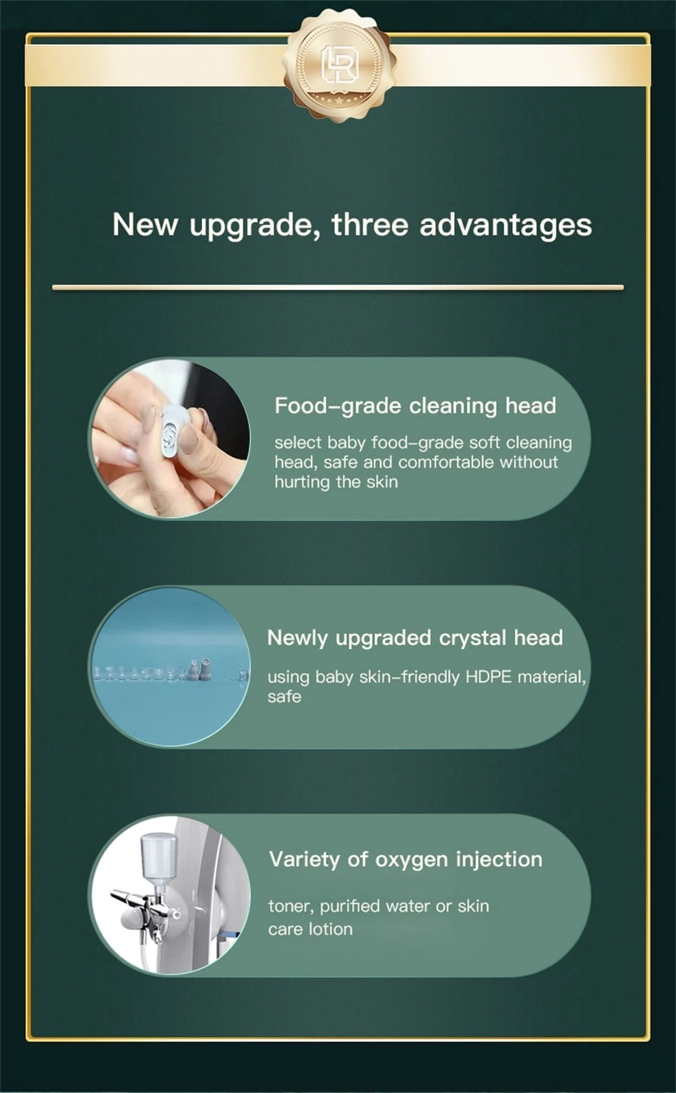 Ibeier Water Oxygen Jet Machine Deep Cleansing Hydro Dermabrasion Hydr Facial Machine