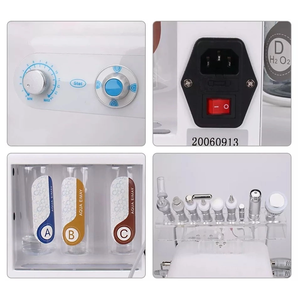 Ibeier 9 in 1 Multifunctional Microdermabrasion Hydrogen Oxygen Facial Beauty Machine