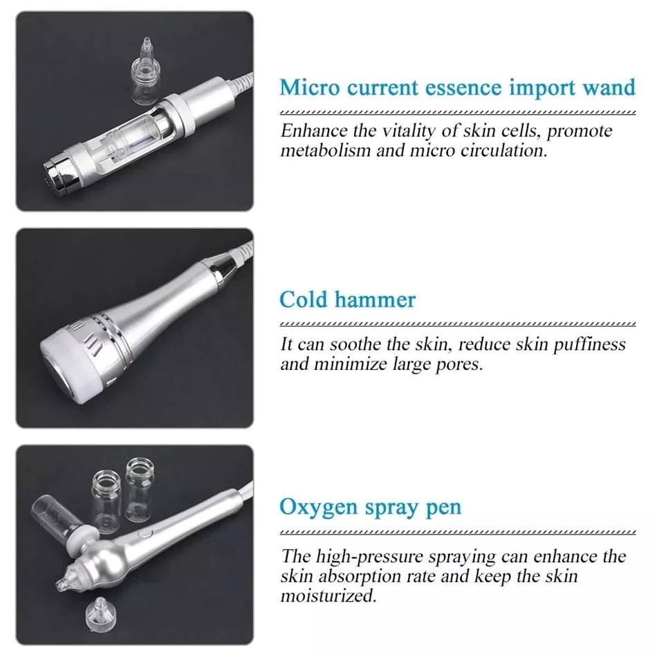 Ibeier 9 in 1 Multifunctional Microdermabrasion Hydrogen Oxygen Facial Beauty Machine