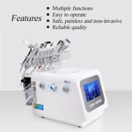 Ibeier 9 in 1 Multifunctional Microdermabrasion Hydrogen Oxygen Facial Beauty Machine