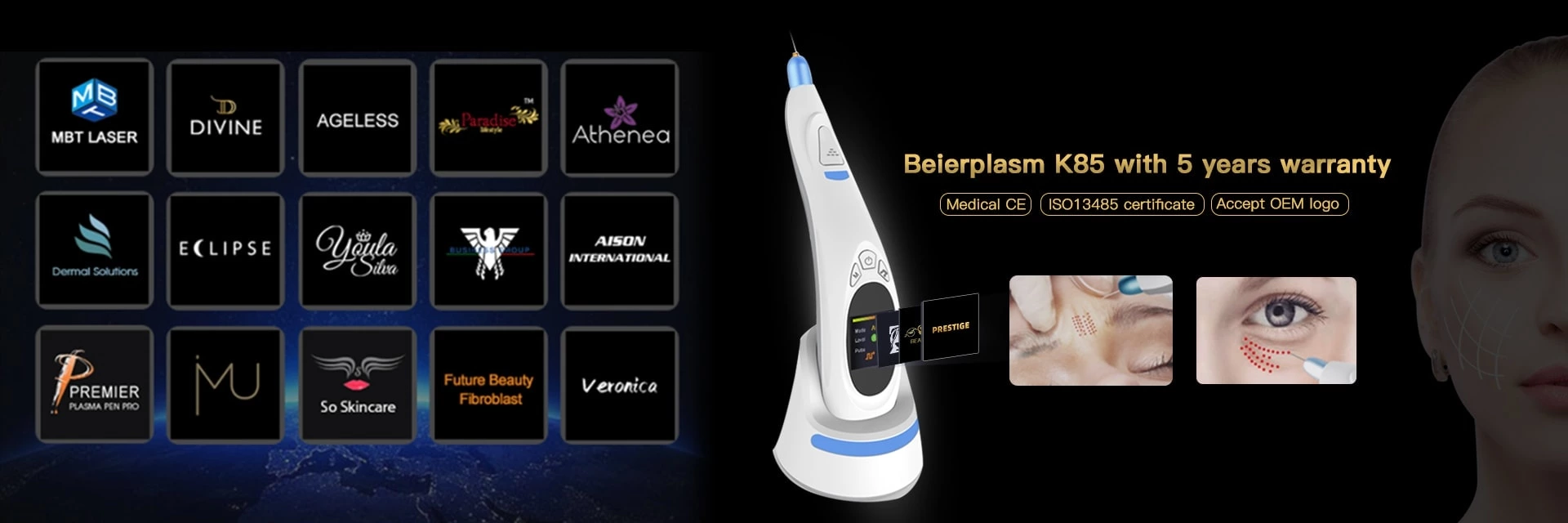 Professional freckle removal, the best plasma pen