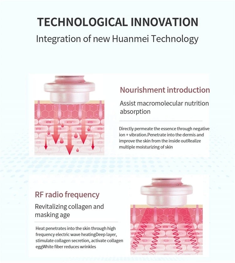 RF Face Lifting Skin Radio Frequency Machine cold machine Micro Current Face Device Facial Cleansing Firming Beauty Equipment