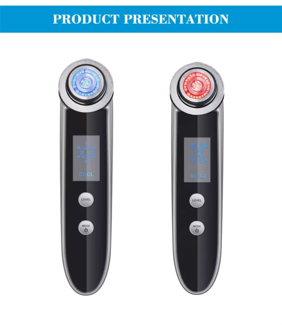 Ibeier Portable Home Use Wrinkle Removal Rf Device With Ems Led Ultrasonic