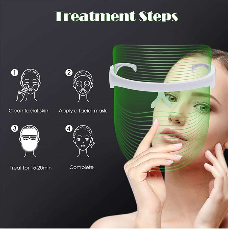 Led Light Therapy Face Mask Photon Instrument