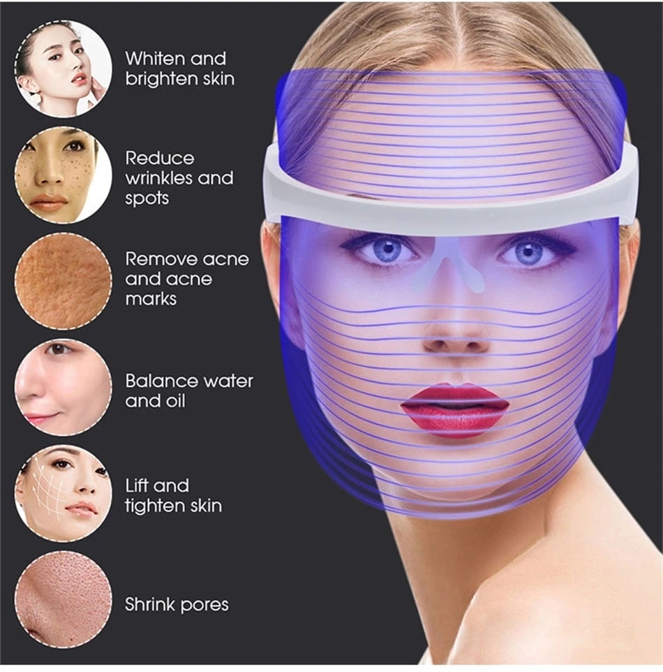 Led Light Therapy Face Mask Photon Instrument