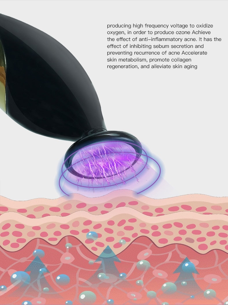 Jet ozone plasma pen for acne type skin - Ibeier Technology