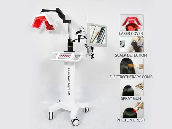 Multifunctional laser hair growth machine