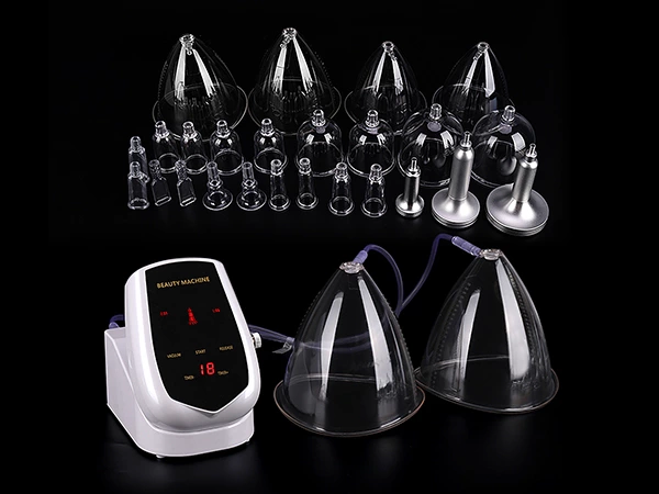 Vacuum cavitation breast enhancement machine