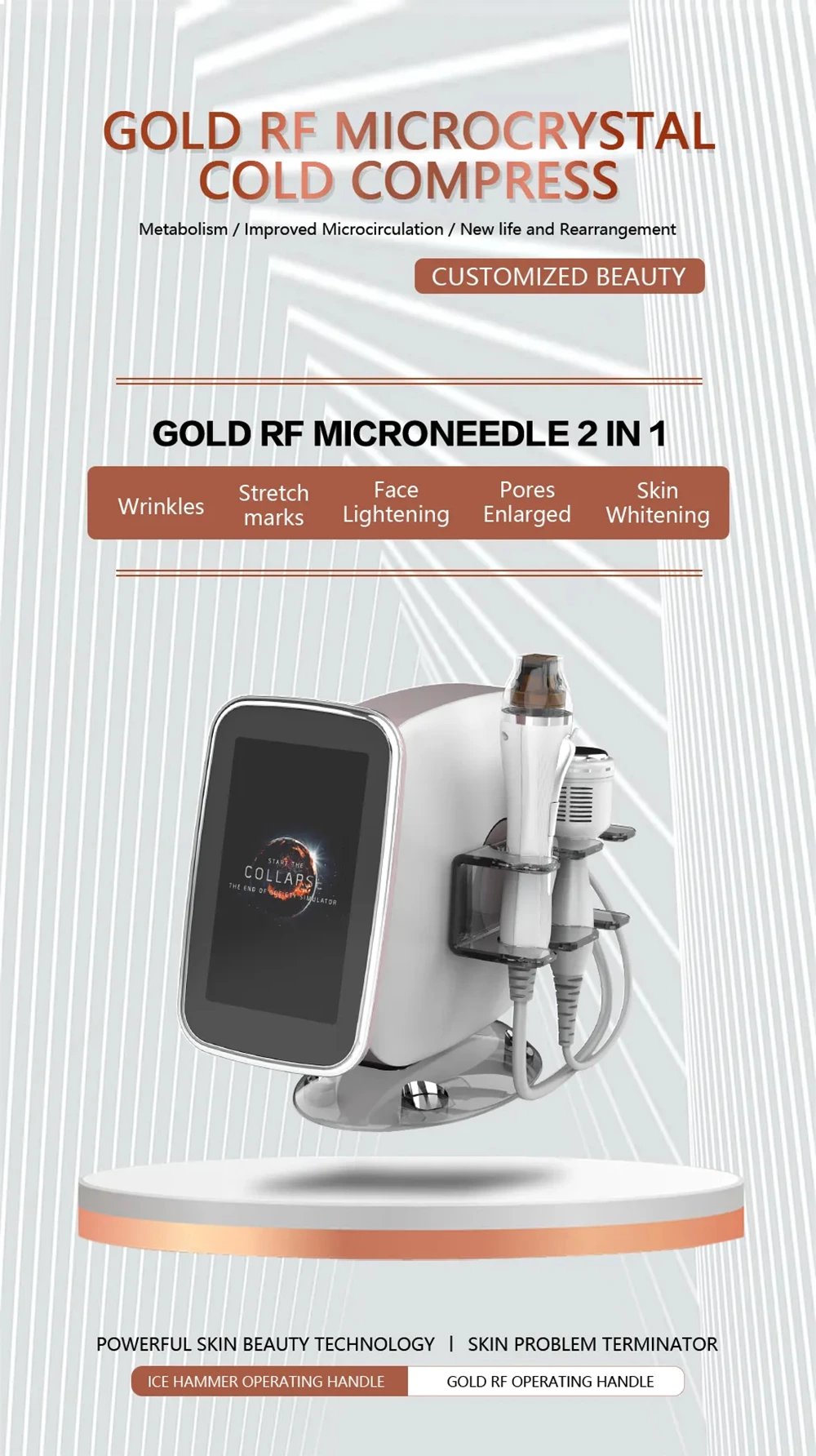 Rf Microneedle Machine